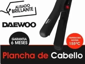 Plancha Planchita Cabello Pelo Cerámica Temp Daewoo Dhc-2060