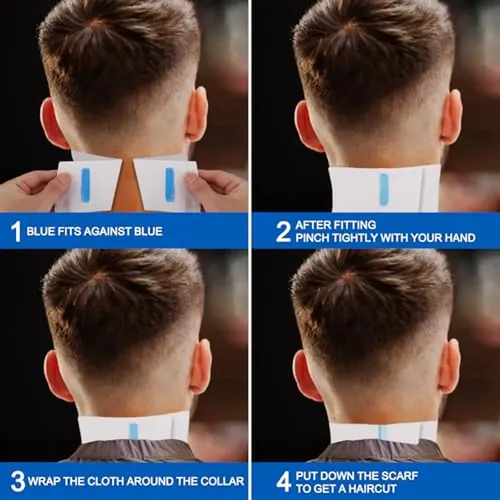 Tiras Desechables De Papel De Barbero Para Cuello Nicemovic,