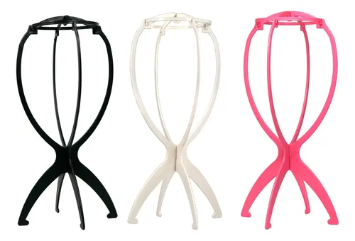 Soporte Para Peluca Plastico Plegable Liviano Cabeza