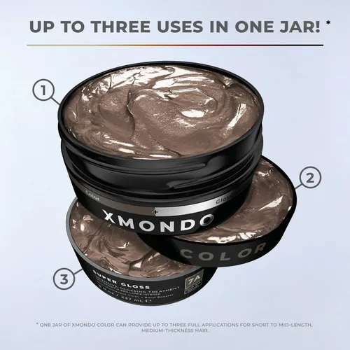 Tinte Para Cabello Xmondo 7a Rubio Ceniza Oscuro 237 Ml