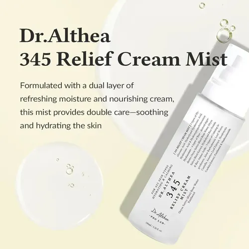 345 Relief Cream Mist | Bruma Facial Hidratante Con Arroz