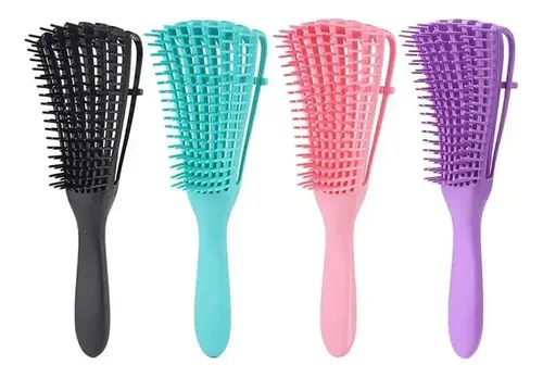 Cepillos Flexibles Desenredante De Cabello Anti Frizz Mely Color
