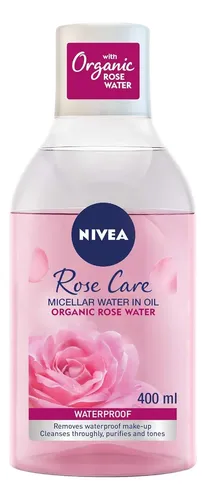 Desmaquillante Nivea Micellar Cleansing Water Rose, 400 Ml