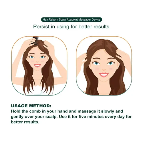 Cepillo De Masaje Para Espesar El Cabello Eelhoe Burgundy