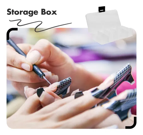 Caja Para Guardar Uñas Postizas 4 Pzas