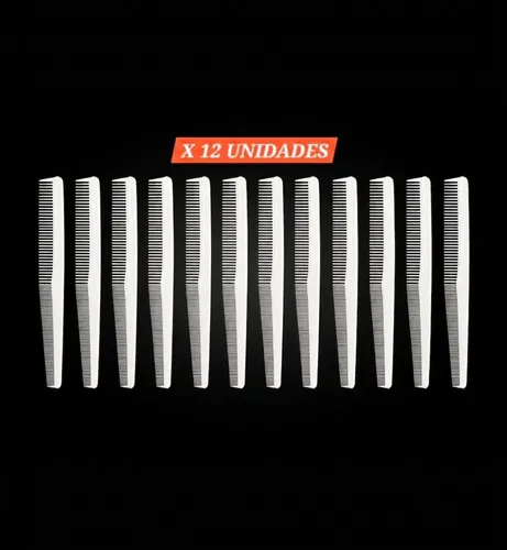 12 Peines De Corte Fino 101 Peluqueria Barberia Para Degrade