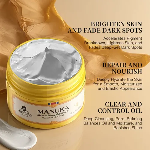 Mascarilla De Arcilla Y Miel De Manuka Mircutee Para Limpiez