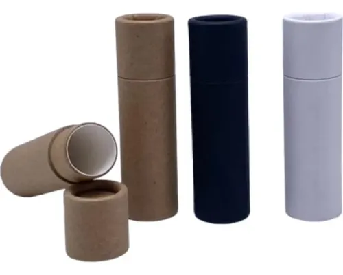 Contenedores De Bálsamo Labial De Papel Kraft 25 Uds