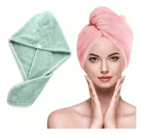Y Li 5 Toallas De Microfibra For Secar El Cabello Gorro De