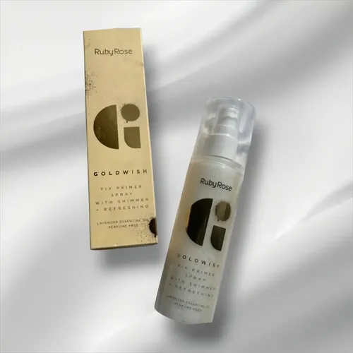 Primer Fijador Goldwish Refrescante Ruby Rose Vegano Gold