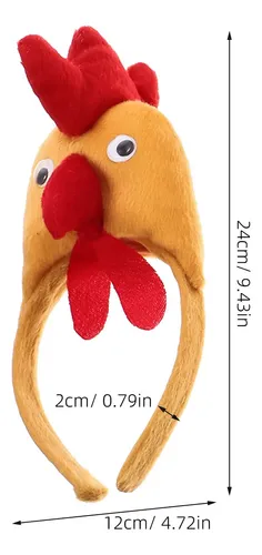 Cintas De Pelo Gallo Niñas Diademas Caricatura Pascua