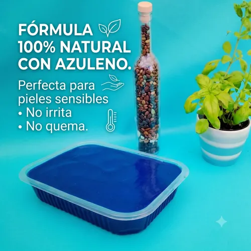 Cera Azul Ultra Elastica Depilacion Azuleno Sistema Español