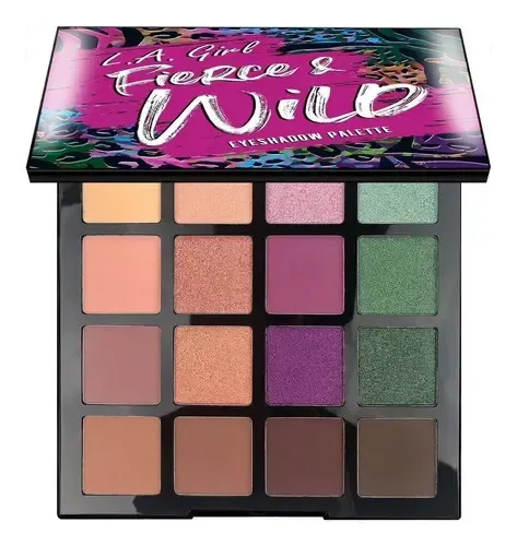 La Girl Paleta De Sombras Para Ojos Fierce & Wild Untamed Color De La Sombra Cálidos Y Fríos