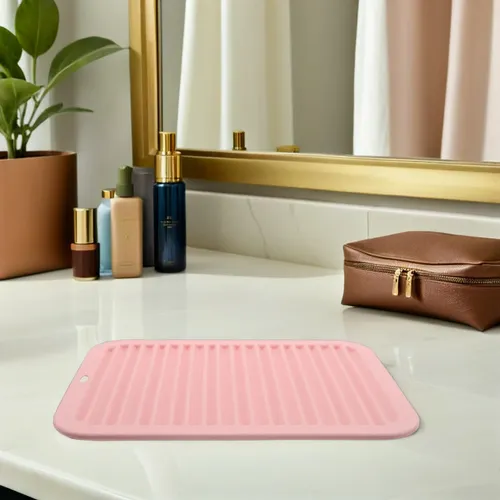 Tapete De Silicona Resistente Al Calor Para El Cabello