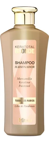Shampoo Blonde Iluminador Para Rubios Bellissima X 270 Ml.