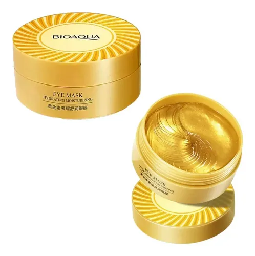 Bioaqua Parches Antiarrugas De Oro Hidratantes Para Ojos Tipo De Piel Todo Tipo De Piel