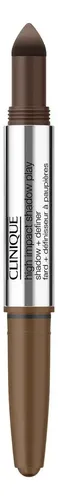 Sombra de ojos Clinique High Impact Shadow Play Stick, color marrón claro, pegamento