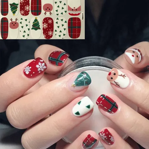 Dp Decoraciones De Uñas Navideñas & Ai &vm