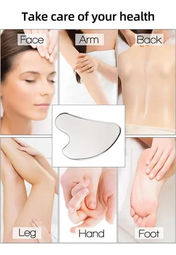 Gua Sha,herramienta De Masaje De Acero Inoxidable