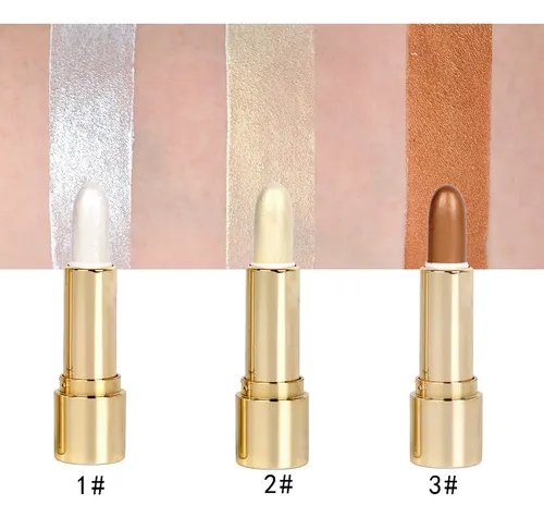 Kit 3 Barra Contorno Iluminador 3 En 1 Ojos Despiertos