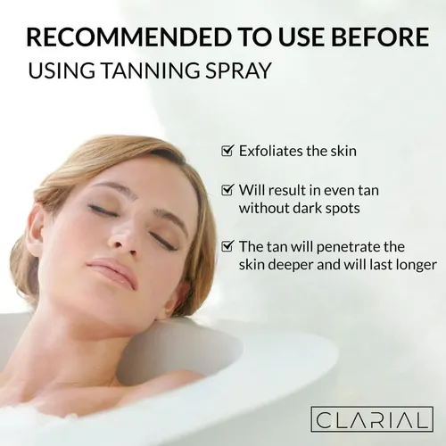 Guante Exfoliante Cuerpo/rostro Clarial Negro