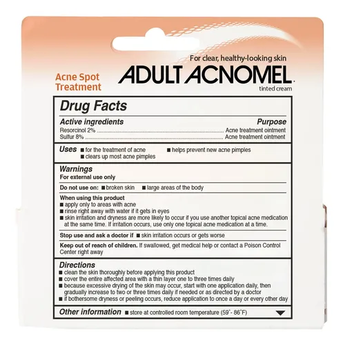 Crema Medicinal Para El Acné Acnomel Adult 38ml