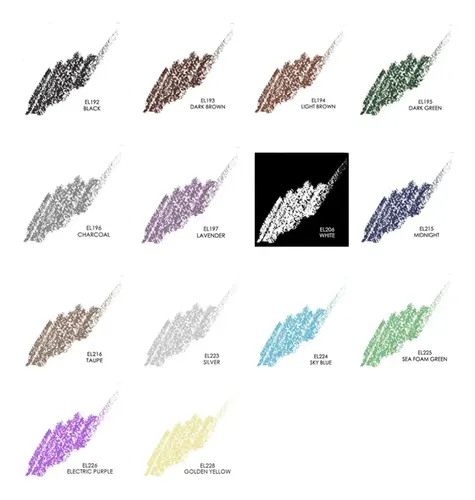 Delineador De Ojos Pencil X1.2gr Palladio Color Silver