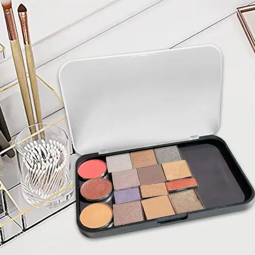 Z C*paleta De Maquillaje Vacía, Caja Dispensadora De Z