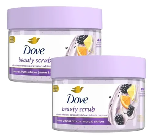 Pack X2 Dove Exfoliante Corporal Mora Y Cítricos 280 G