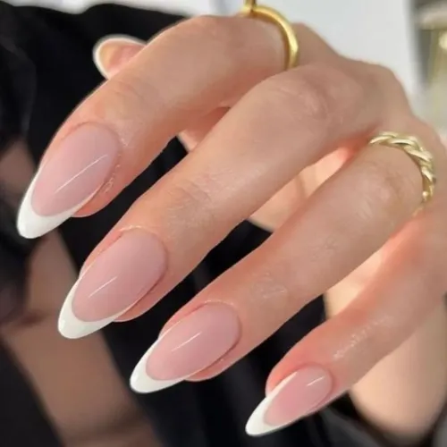 Tips Para Soft Gel Almendra Medianos Transparentes Caja X300