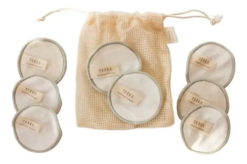 Set 8 Pads Desmaquillantes Reutilizables