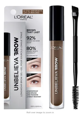 Gel Para Cejas L Oreal Paris Inbelieva-brow, Impermeable Y C Warm Brunette