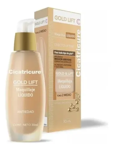 Cicatricure Maquillaje Líquido Gold Lift Medium 02 30 Ml