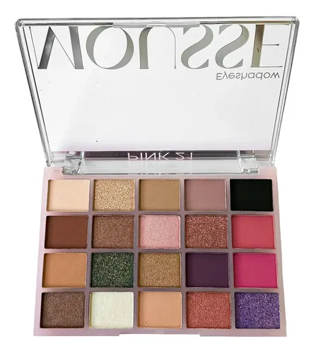Paleta De 20 Sombras Mousse Matte Y Satin Pink 21 Original