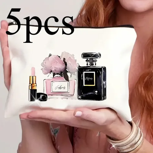 Estuche De Mano Multiusos Con Cremallera Para Viajes, Cosmét Style 1