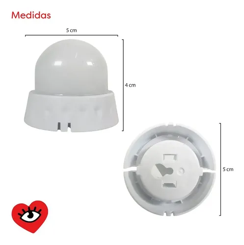 Kit 10 Focos Lamparas Luz Led Espejo Usb Maquillaje Camarin
