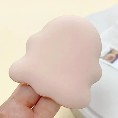 Juego De 6 Borlas De Maquillaje Con Forma De Fantasma.