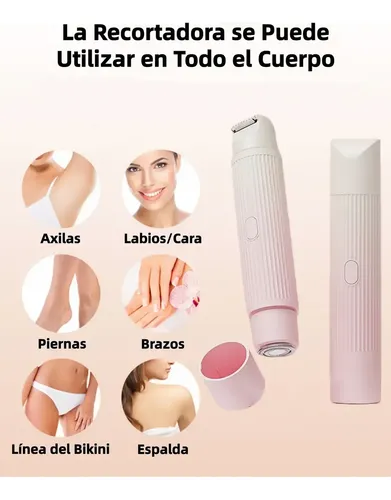 Depiladora Eléctrica Corporal Portátil 2 En 1 For Mujer