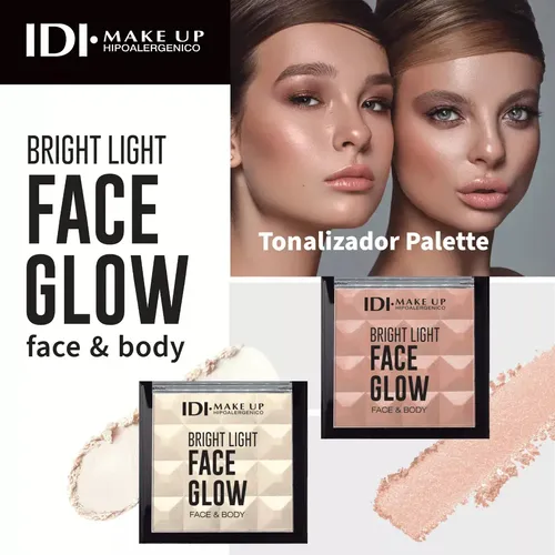 Iluminador en Polvo IDI Make Up para Rostro y Cuerpo