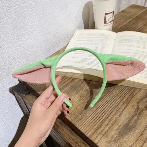 Diadema De Felpa Con Orejas De Baby Yoda Grogu