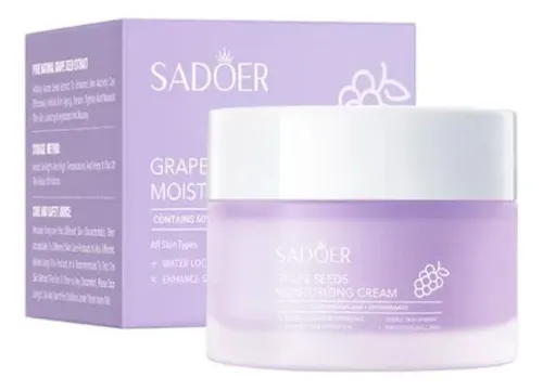 Crema Facial Semillas De Uva Antiox Renovadora 50g Sadoer Todo Tipo De Piel Día/noche
