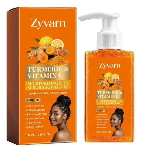Gel Exfoliante Con Cúrcuma Y Vitamina C Corporal