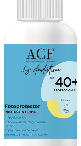 Acf Dadatina Camuflaje Uv Fotoprotector Protector Solar 6c