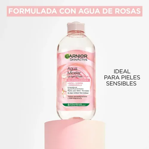 Agua Micelar De Rosas Garnier Skin Active X 100 Ml