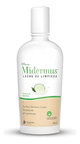 Midermus Leche Limpieza Purificante Hidratante Refrescante Piel Sensible