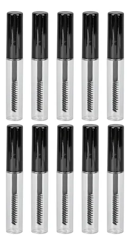 Tubos De Rímel, 10 Unidades Vacíos, De 1,5 Ml, Cerdas Suaves