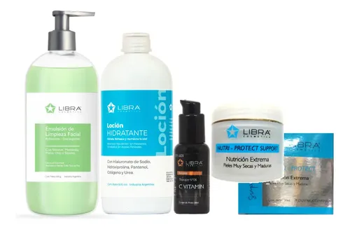Skincare Facial Piel Seca Rutina Diaria Libra Cosmética Kit
