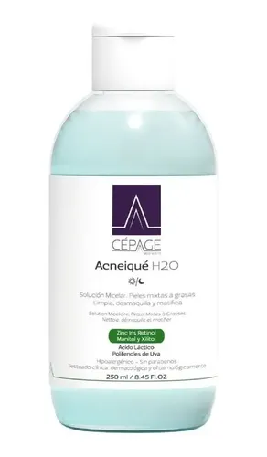Cepage Acneique Solución Micelar H2o Piel Grasa 245 Ml
