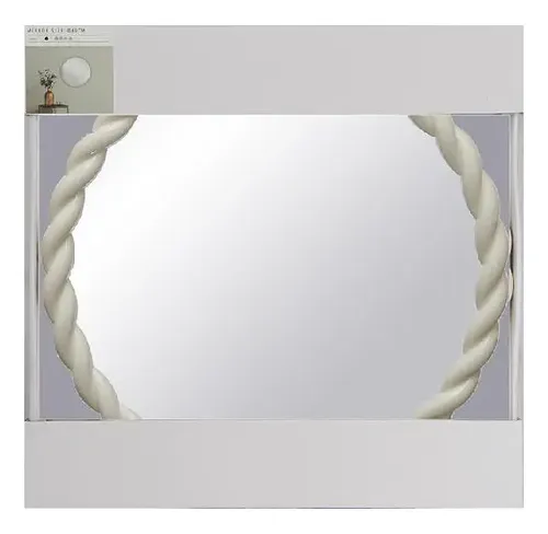 Espejo Cirular Vgo Diseño Moderno Plastico 40cm Colores