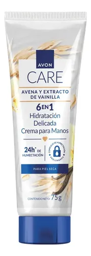 Crema Para Manos Avon Care Avena y Extracto de Vainilla 75gr